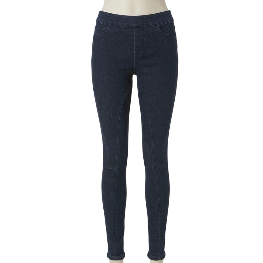 Banana Republic Dark Wash Denim Skinny Pants Size 28 Equestrian Moto